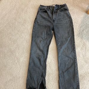 Abercrombie ankle straight ultra high rise Jeans size 25
